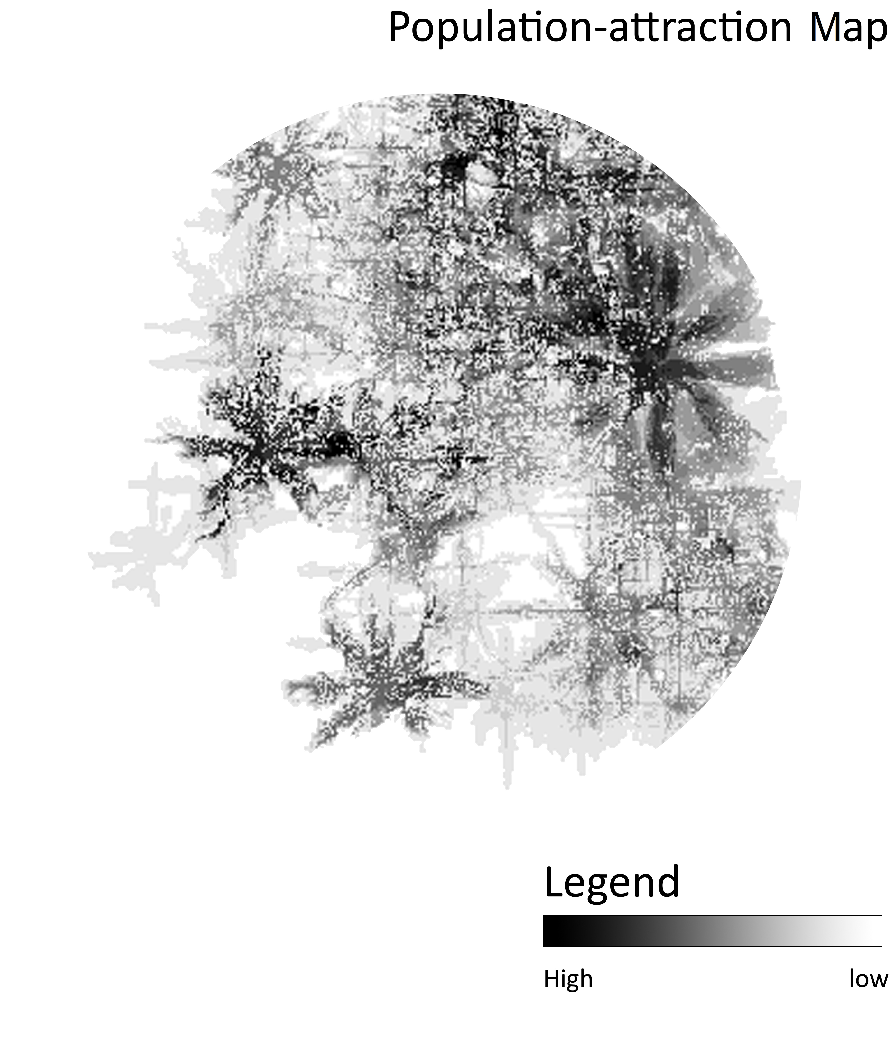 population Attraction Map